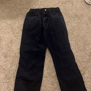Boys Navy Blue/Black Corduroy Pants